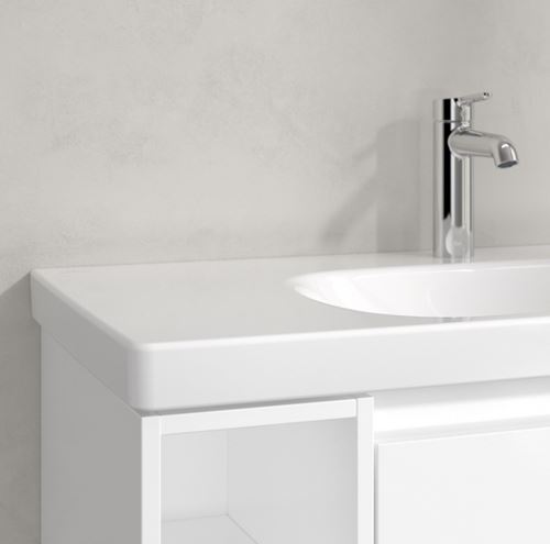 VILLEROY & BOCH SKYLA umyvadlo 80 cm, s otvorem pro baterii, bez přepadu, alpská bílá 5A52R201 Obrázek - fotka