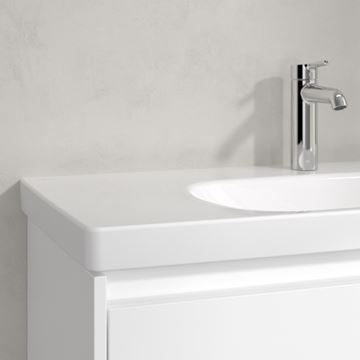 VILLEROY & BOCH SKYLA umyvadlo 100 cm, s otvorem pro baterii, bez přepadu, CeramicPlus, alpská bílá 5A51A2R1 Obrázek - fotka