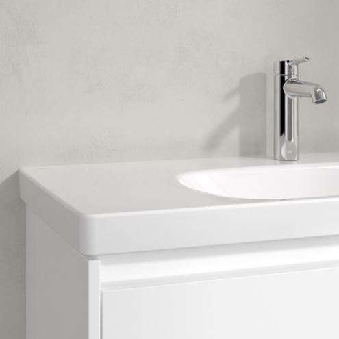 VILLEROY & BOCH SKYLA umyvadlo 100 cm, s otvorem pro baterii, bez přepadu, CeramicPlus, alpská bílá 5A51A2R1 Obrázek - fotka
