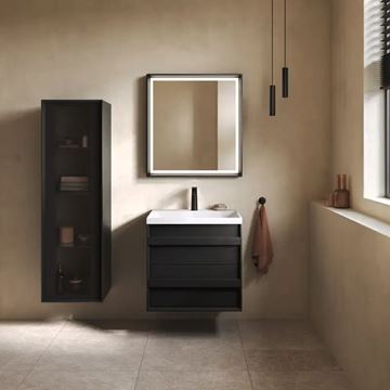 DURAVIT OCAVO skříňka pod umyvadlo 60x48x54,9 cm, 2 zásuvky, černý dub OC45160H6H60000 Obrázek - fotka