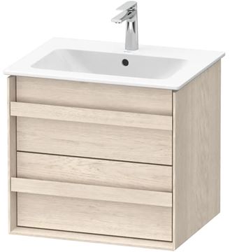 DURAVIT OCAVO skříňka pod umyvadlo 60x48x54,9 cm, 2 zásuvky, světlý dub