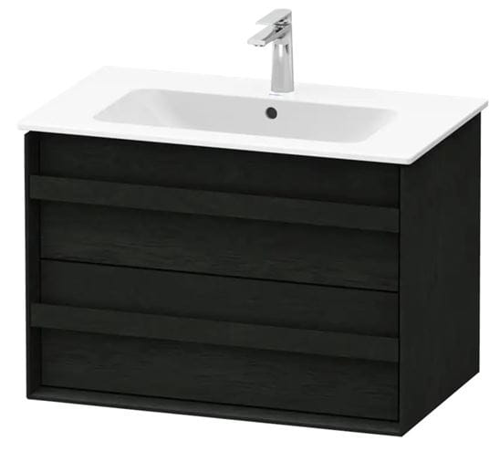 DURAVIT OCAVO skříňka pod umyvadlo 80x48x54,9 cm, 2 zásuvky, černý dub OC45170H6H60000 Obrázek - Hlavní obrázek