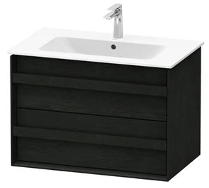 DURAVIT OCAVO skříňka pod umyvadlo 80x48x54,9 cm, 2 zásuvky, černý dub