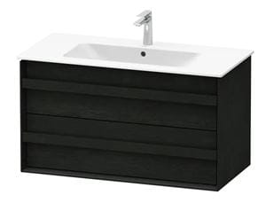 DURAVIT OCAVO skříňka pod umyvadlo 100x48x54,9 cm, 2 zásuvky, černý dub