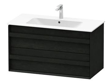 DURAVIT OCAVO skříňka pod umyvadlo 100x48x54,9 cm, 2 zásuvky, černý dub
