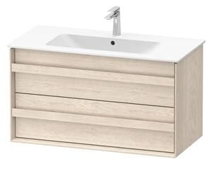 DURAVIT OCAVO skříňka pod umyvadlo 100x48x54,9 cm, 2 zásuvky, světlý dub
