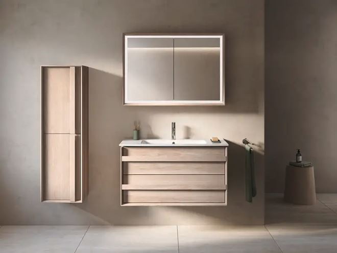 DURAVIT OCAVO skříňka pod umyvadlo 100x48x54,9 cm, 2 zásuvky, světlý dub OC45180H7H70000 Obrázek - fotka