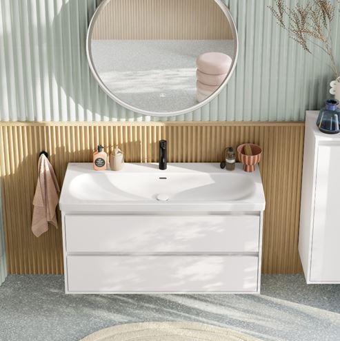 VILLEROY & BOCH SKYLA umyvadlo 120 cm, s otvorem pro baterii a přepadem, alpská bílá 5A51C501 Obrázek - fotka