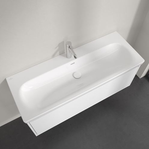 VILLEROY & BOCH SKYLA umyvadlo 120 cm, s otvorem pro baterii a přepadem, alpská bílá 5A51C501 Obrázek - fotka