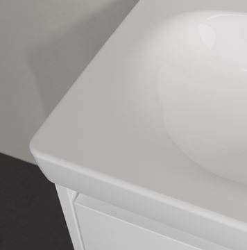 VILLEROY & BOCH SKYLA umyvadlo 120 cm, s otvorem pro baterii a přepadem, CeramicPlus, alpská bílá 5A51C5R1 Obrázek - fotka
