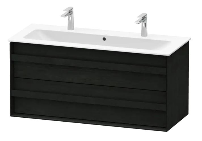 DURAVIT OCAVO skříňka pod umyvadlo 120x48x54,9 cm, 2 zásuvky, černý dub OC45190H6H60000 Obrázek - Hlavní obrázek