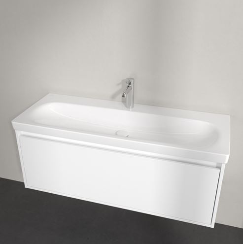 VILLEROY & BOCH SKYLA umyvadlo 120 cm, s otvorem pro baterii, bez přepadu, alpská bílá 5A51C101 Obrázek - fotka