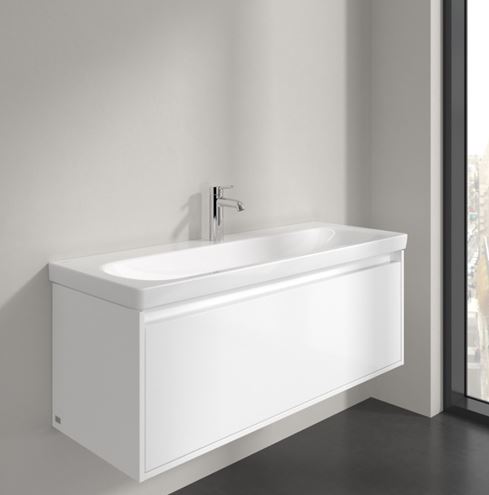 VILLEROY & BOCH SKYLA umyvadlo 120 cm, s otvorem pro baterii, bez přepadu, alpská bílá 5A51C101 Obrázek - fotka
