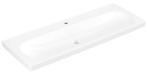 VILLEROY & BOCH SKYLA umyvadlo 120 cm, s otvorem pro baterii, bez přepadu, alpská bílá