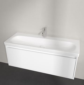 VILLEROY & BOCH SKYLA umyvadlo 120 cm, s otvorem pro baterii, bez přepadu, CeramicPlus, alpská bílá 5A51C1R1 Obrázek - fotka