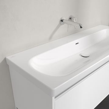 VILLEROY & BOCH SKYLA umyvadlo 120 cm, s přepadem, CeramicPlus, alpská bílá 5A51C6R1 Obrázek - fotka
