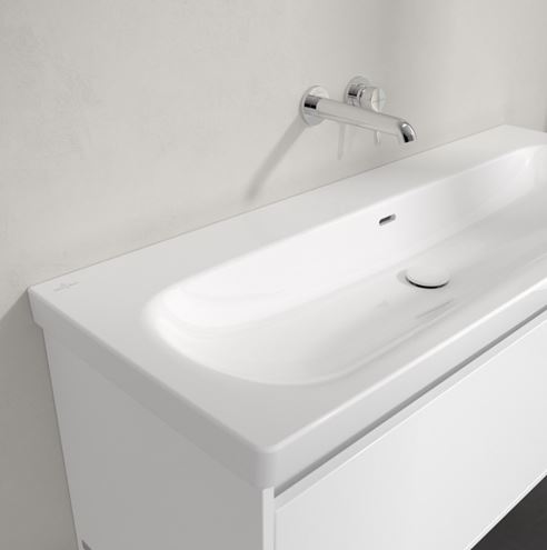VILLEROY & BOCH SKYLA umyvadlo 120 cm, s přepadem, CeramicPlus, alpská bílá 5A51C6R1 Obrázek - fotka
