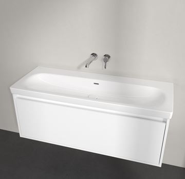 VILLEROY & BOCH SKYLA umyvadlo 120 cm, s přepadem, CeramicPlus, alpská bílá 5A51C6R1 Obrázek - fotka