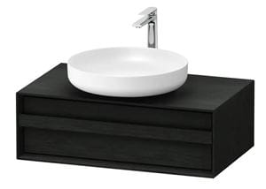 DURAVIT OCAVO skříňka pod umyvadlo 80x48x26,8 cm, 1 zásuvka, černý dub