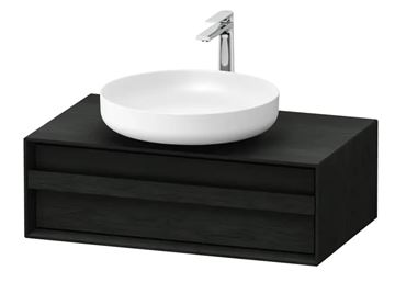 DURAVIT OCAVO skříňka pod umyvadlo 80x48x26,8 cm, 1 zásuvka, černý dub