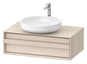 DURAVIT OCAVO skříňka pod umyvadlo 80x48x26,8 cm, 1 zásuvka, světlý dub