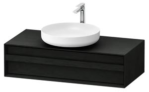 DURAVIT OCAVO skříňka pod umyvadlo 100x48x26,8 cm, 1 zásuvka, černý dub