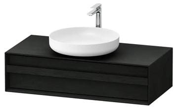 DURAVIT OCAVO skříňka pod umyvadlo 100x48x26,8 cm, 1 zásuvka, černý dub