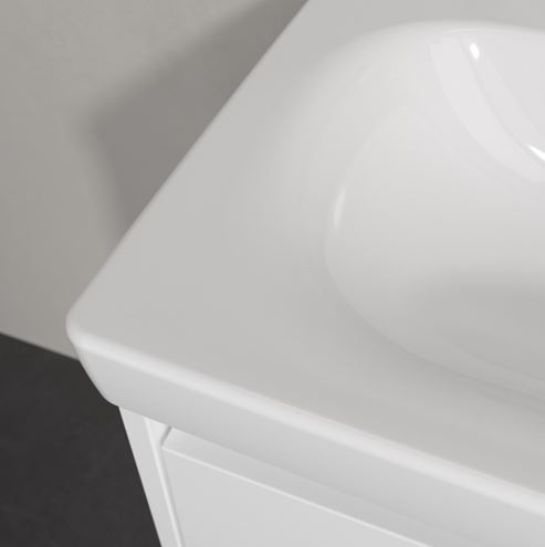 VILLEROY & BOCH SKYLA umyvadlo 60 cm, bez přepadu, CeramicPlus, alpská bílá 5A5163R1 Obrázek - fotka