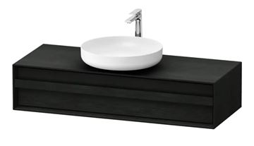DURAVIT OCAVO skříňka pod umyvadlo 120x48x26,8 cm, 1 zásuvka, černý dub