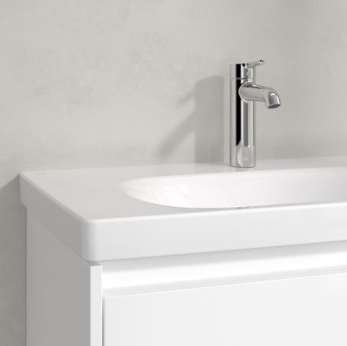 VILLEROY & BOCH SKYLA umyvadlo 80 cm, s otvorem pro baterii, bez přepadu, alpská bílá 5A518101 Obrázek - fotka