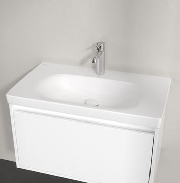 VILLEROY & BOCH SKYLA umyvadlo 80 cm, s otvorem pro baterii, bez přepadu, alpská bílá 5A518101 Obrázek - fotka