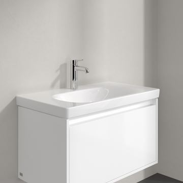 VILLEROY & BOCH SKYLA umyvadlo 80 cm, s otvorem pro baterii, bez přepadu, alpská bílá 5A518101 Obrázek - fotka