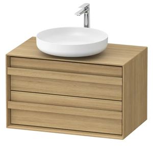DURAVIT OCAVO skříňka pod umyvadlo 80x48x49,3 cm, 2 zásuvky, přírodní dub