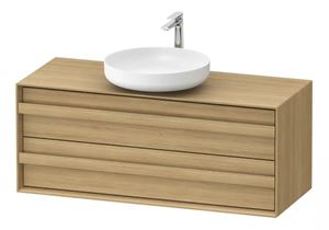 DURAVIT OCAVO skříňka pod umyvadlo 120x48x49,3 cm, 2 zásuvky, přírodní dub