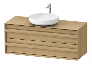DURAVIT OCAVO skříňka pod umyvadlo 120x48x49,3 cm, 2 zásuvky, přírodní dub