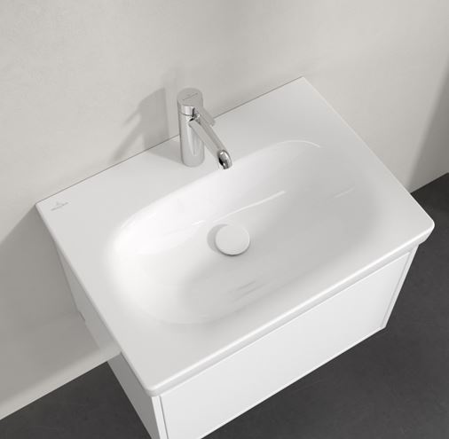 VILLEROY & BOCH SKYLA umyvadlo 65 cm, s otvorem pro baterii, bez přepadu, alpská bílá 5A516601 Obrázek - fotka