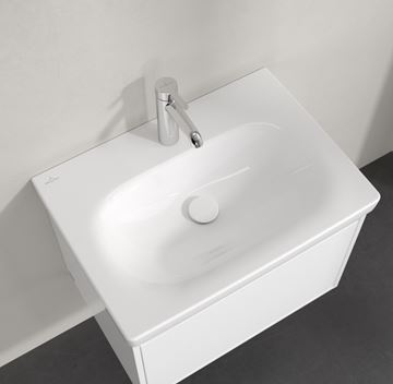 VILLEROY & BOCH SKYLA umyvadlo 65 cm, s otvorem pro baterii, bez přepadu, alpská bílá 5A516601 Obrázek - fotka