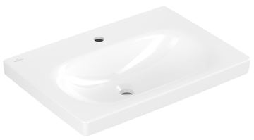 VILLEROY & BOCH SKYLA umyvadlo 65 cm, s otvorem pro baterii, bez přepadu, alpská bílá