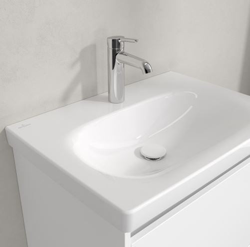 VILLEROY & BOCH SKYLA umyvadlo 65 cm, s otvorem pro baterii, bez přepadu, CeramicPlus, alpská bílá 5A5166R1 Obrázek - fotka