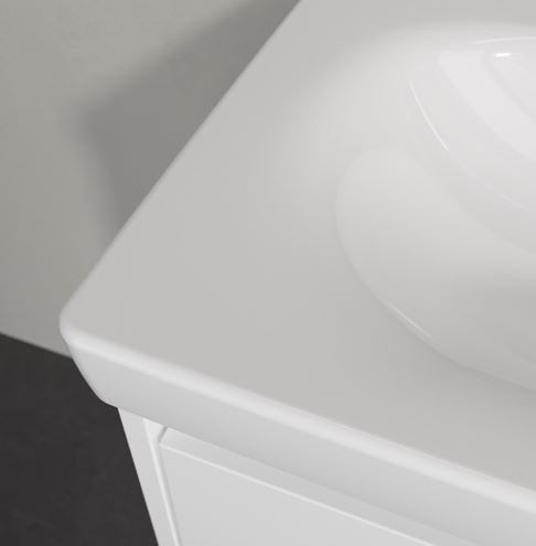 VILLEROY & BOCH SKYLA umyvadlo 65 cm, s otvorem pro baterii, bez přepadu, CeramicPlus, alpská bílá 5A5166R1 Obrázek - fotka