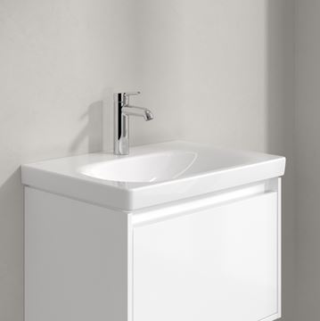 VILLEROY & BOCH SKYLA umyvadlo 65 cm, s otvorem pro baterii, bez přepadu, CeramicPlus, alpská bílá 5A5166R1 Obrázek - fotka
