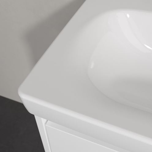 VILLEROY & BOCH SKYLA umyvadlo 55 cm, s otvorem pro baterii, bez přepadu, alpská bílá 5A515601 Obrázek - fotka