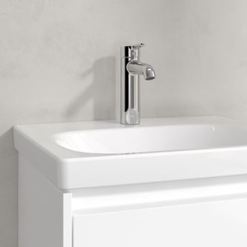 VILLEROY & BOCH SKYLA umyvadlo 55 cm, s otvorem pro baterii, bez přepadu, CeramicPlus, alpská bílá 5A5156R1 Obrázek - fotka