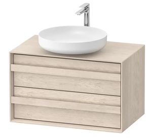 DURAVIT OCAVO skříňka pod umyvadlo 80x48x49,3 cm, 2 zásuvky, světlý dub