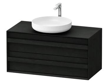 DURAVIT OCAVO skříňka pod umyvadlo 100x48x49,3 cm, 2 zásuvky, černý dub