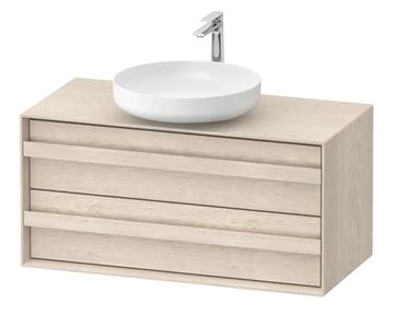 DURAVIT OCAVO skříňka pod umyvadlo 100x48x49,3 cm, 2 zásuvky, světlý dub
