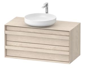 DURAVIT OCAVO skříňka pod umyvadlo 100x48x49,3 cm, 2 zásuvky, světlý dub