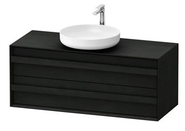 DURAVIT OCAVO skříňka pod umyvadlo 120x48x49,3 cm, 2 zásuvky, černý dub