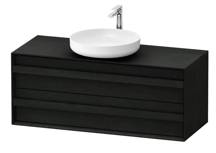 DURAVIT OCAVO skříňka pod umyvadlo 120x48x49,3 cm, 2 zásuvky, černý dub OC50960H6H60000 Obrázek - Hlavní obrázek