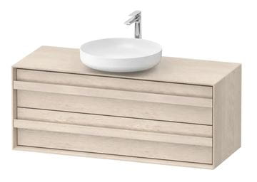 DURAVIT OCAVO skříňka pod umyvadlo 120x48x49,3 cm, 2 zásuvky, světlý dub